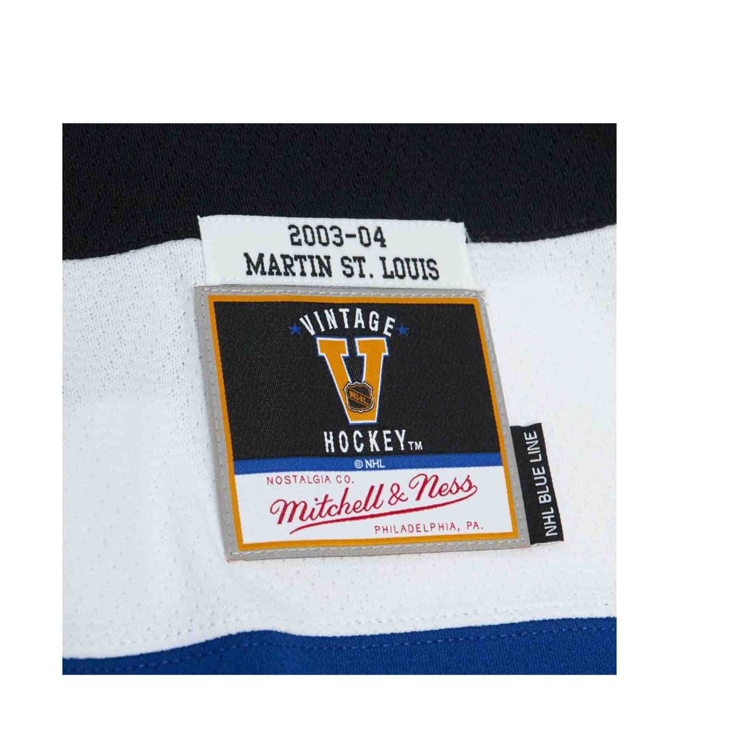 Blue Line Martin St. Louis Tampa Bay Lightning Dark 2003 Jersey