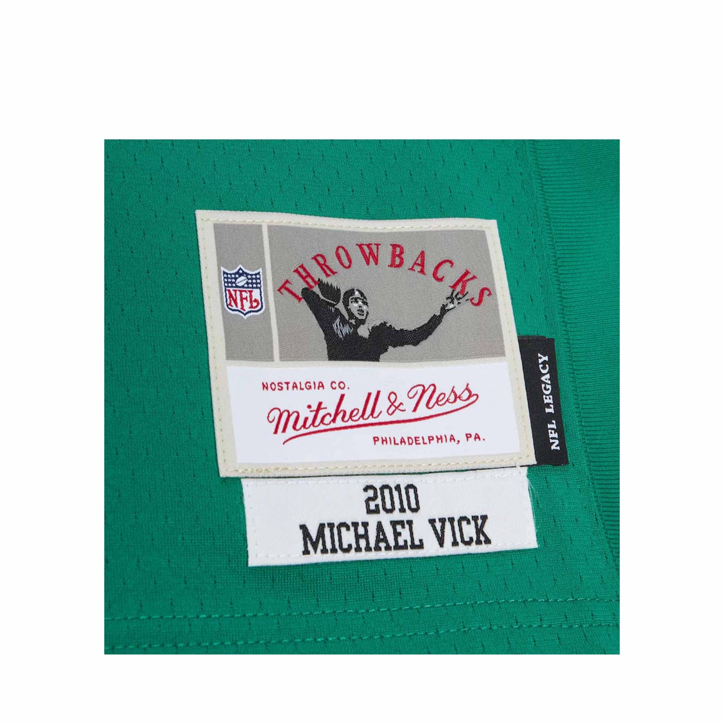 Men's Michael Vick Kelly Green Philadelphia Eagles 2010 Legacy Jersey