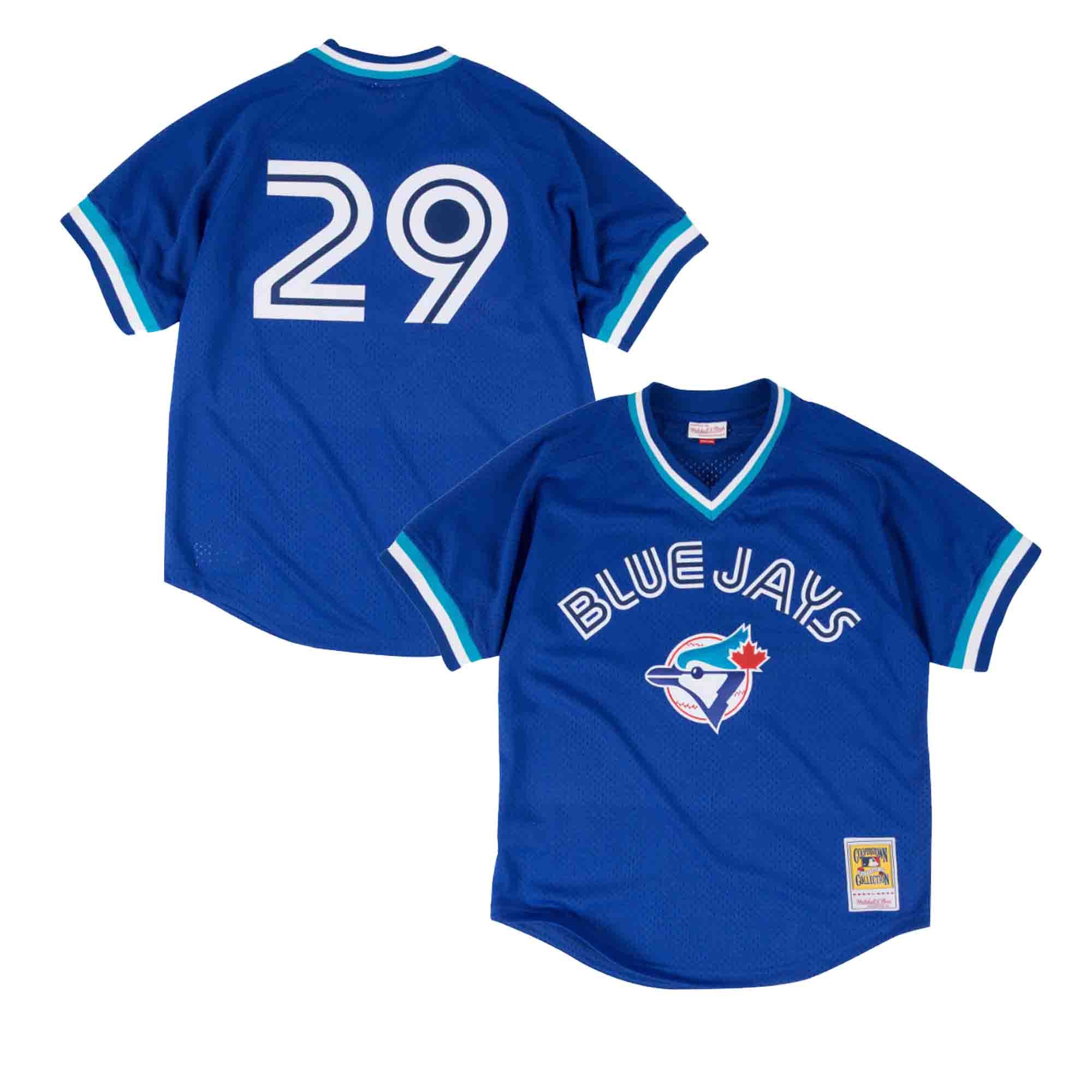 Retro Joe Carter Toronto Blue Jays #29 Gray LARGE Baseball Jersey