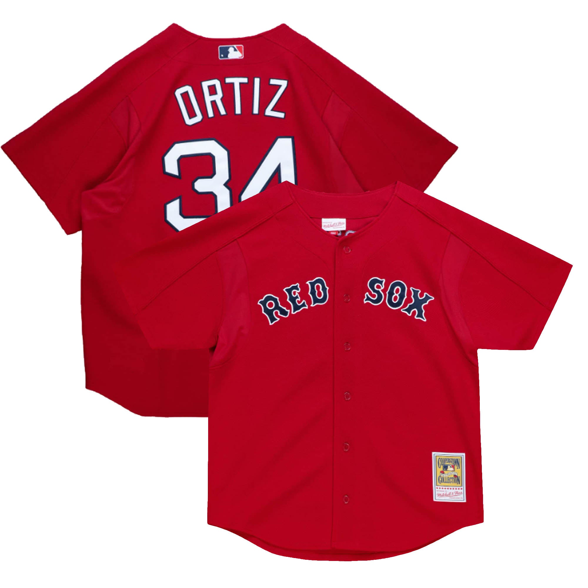 MLB Authentic BP Jersey Boston Red Sox 2004 David Ortiz #34 – Broskiclothing