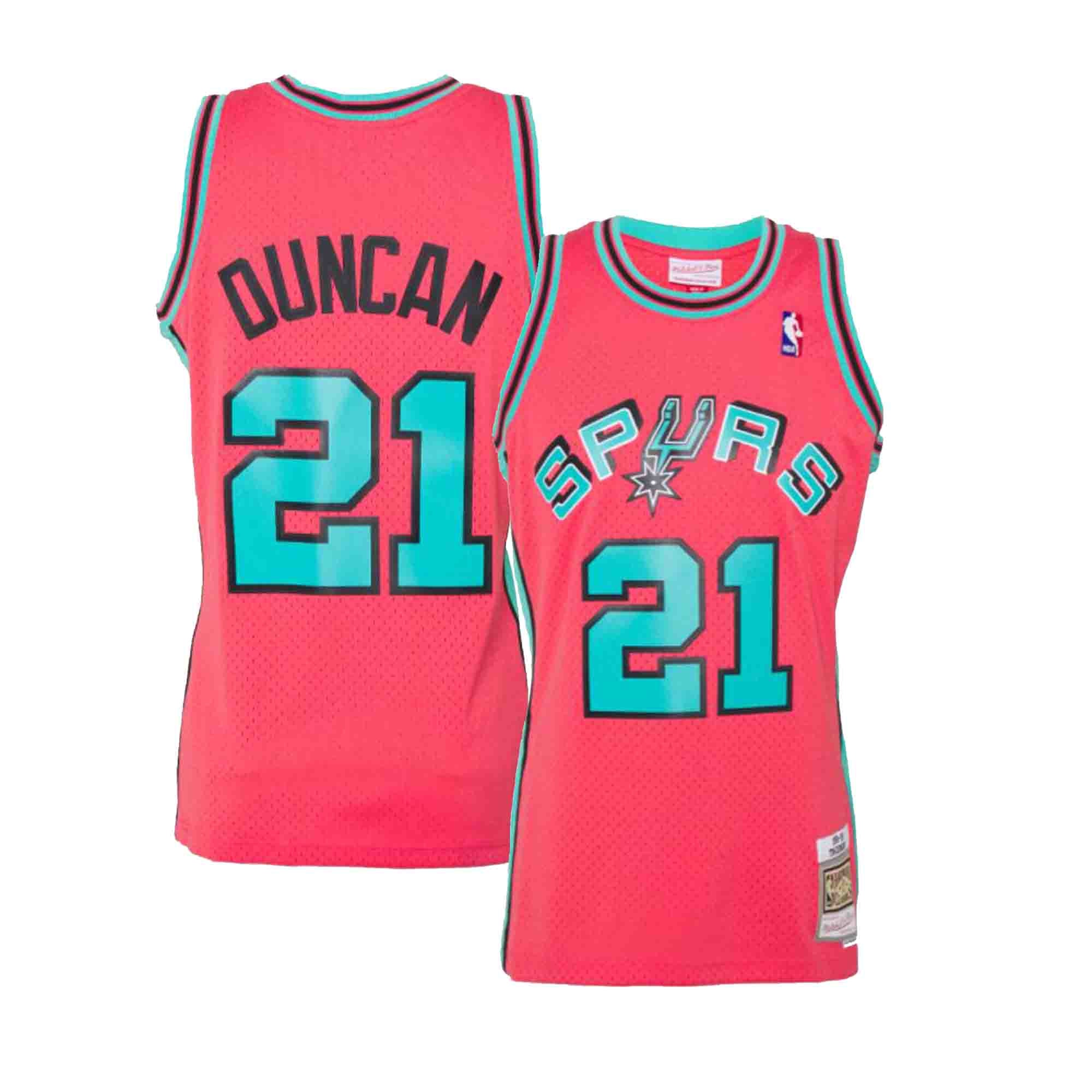 NBA Swingman Jersey San Antonio Spurs 1998-99 Reload Tim Duncan