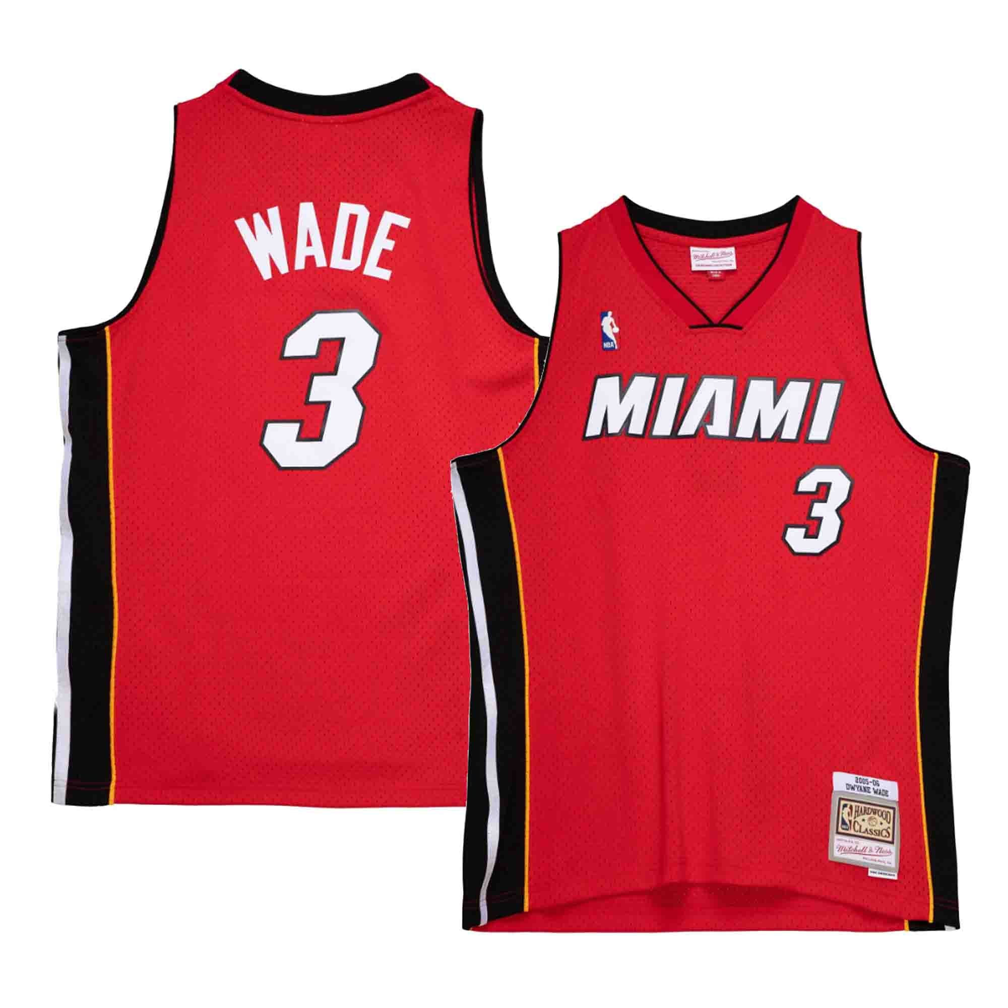 Miami Heat Dwyane Wade #3 Basketball Trikot Jersey City Edition Stitched
