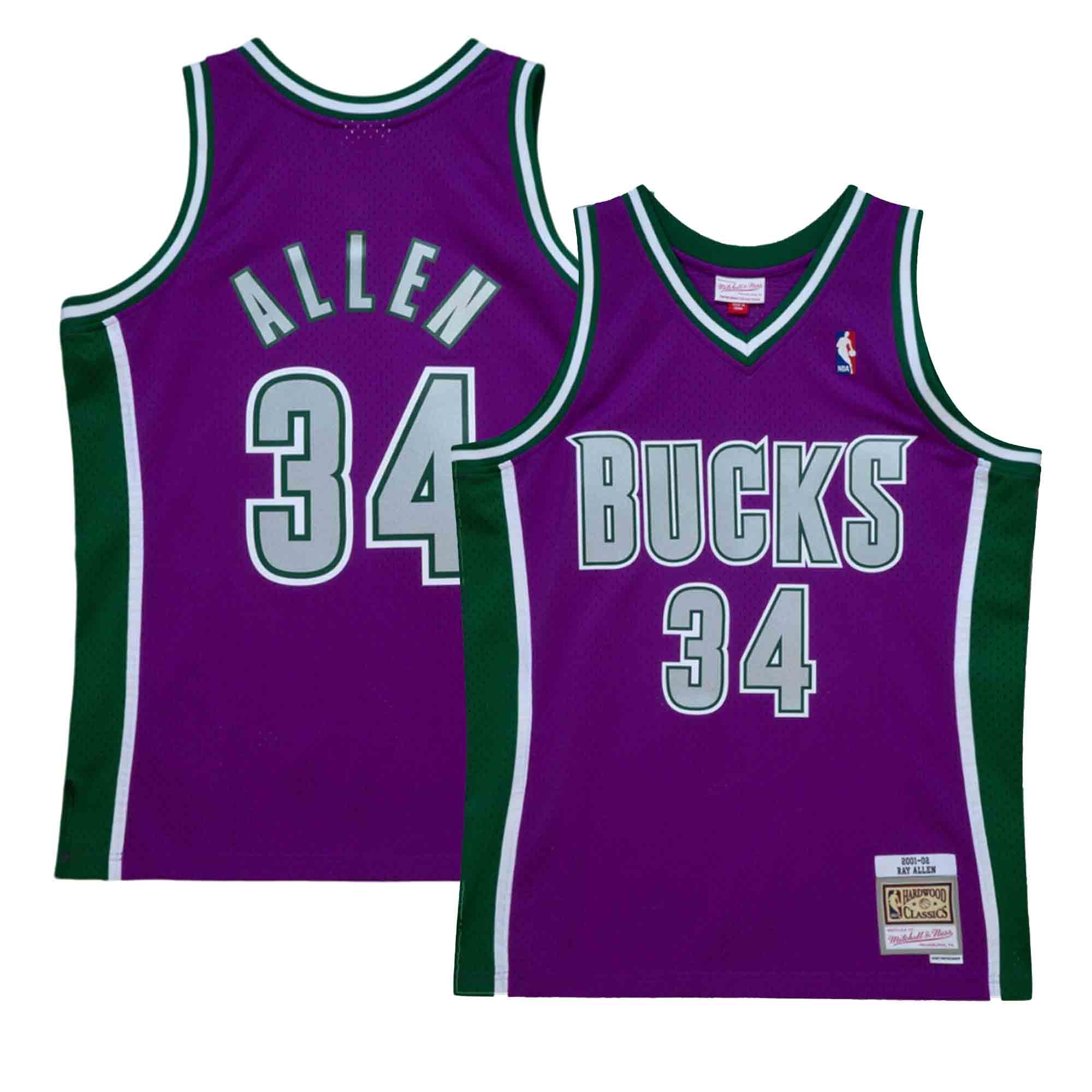 Swingman Jersey Milwaukee Bucks Alternate 1996-97 Ray Allen - Shop