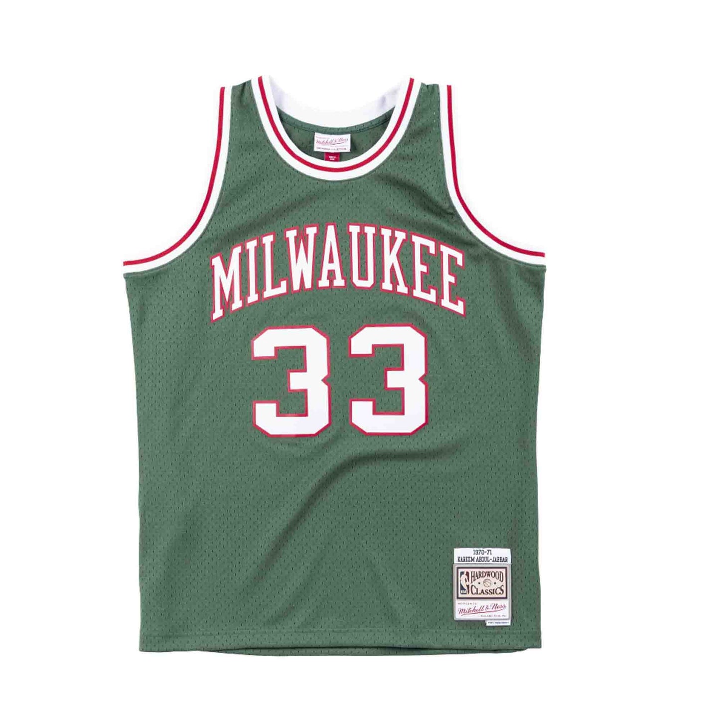 NBA Swingman Jersey Milwaukee Bucks Away 1970-71 Kareem Abdul-Jabbar #33