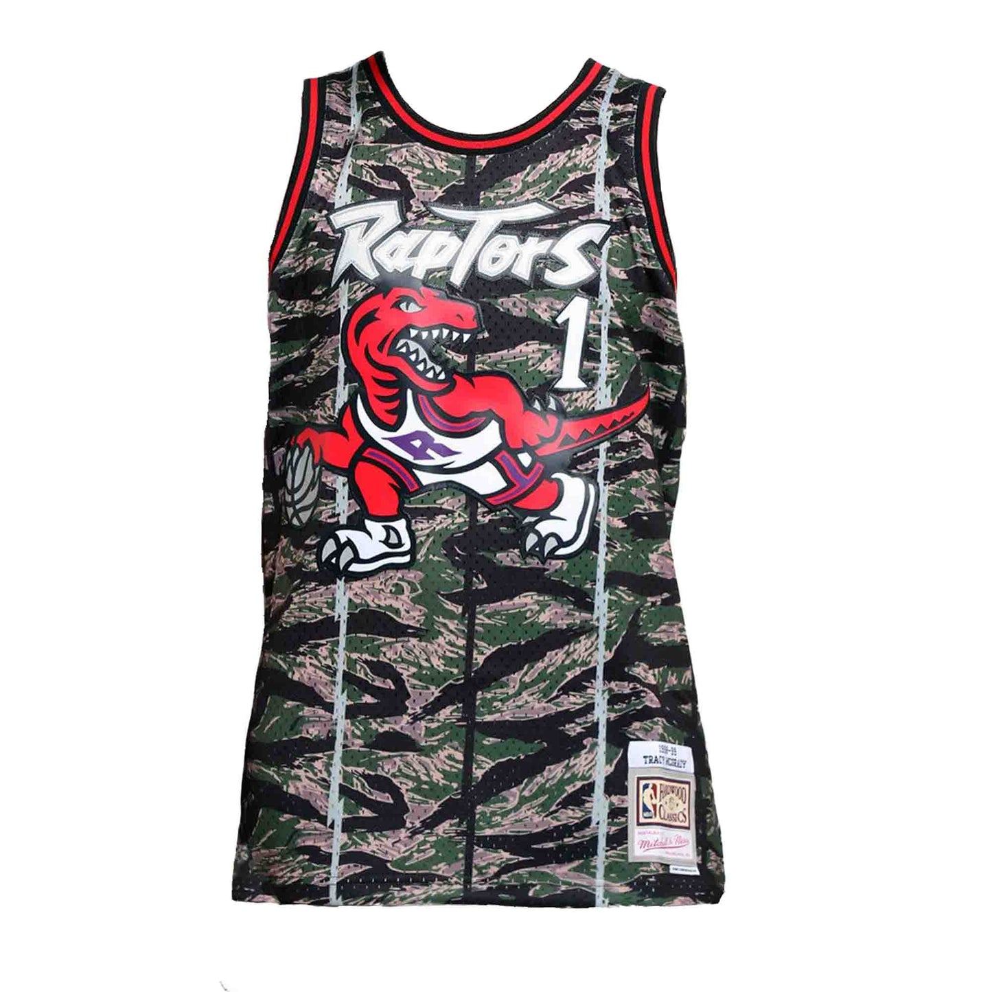 NBA Swingman Jersey Toronto Raptors Throwback Tracy McGrady Tiger Camo #1