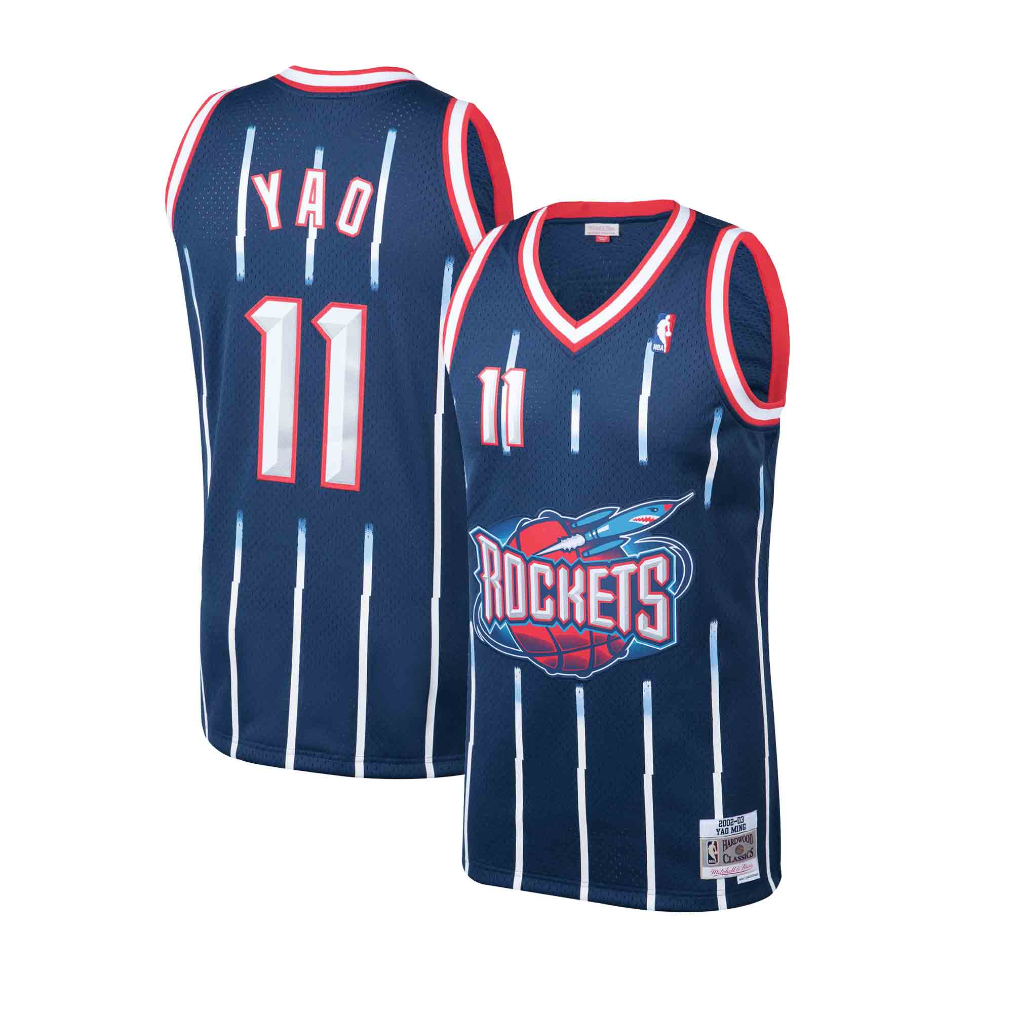 Nike Yao Ming #11 Houston Rockets NBA Basketball Jersey Size 2XL