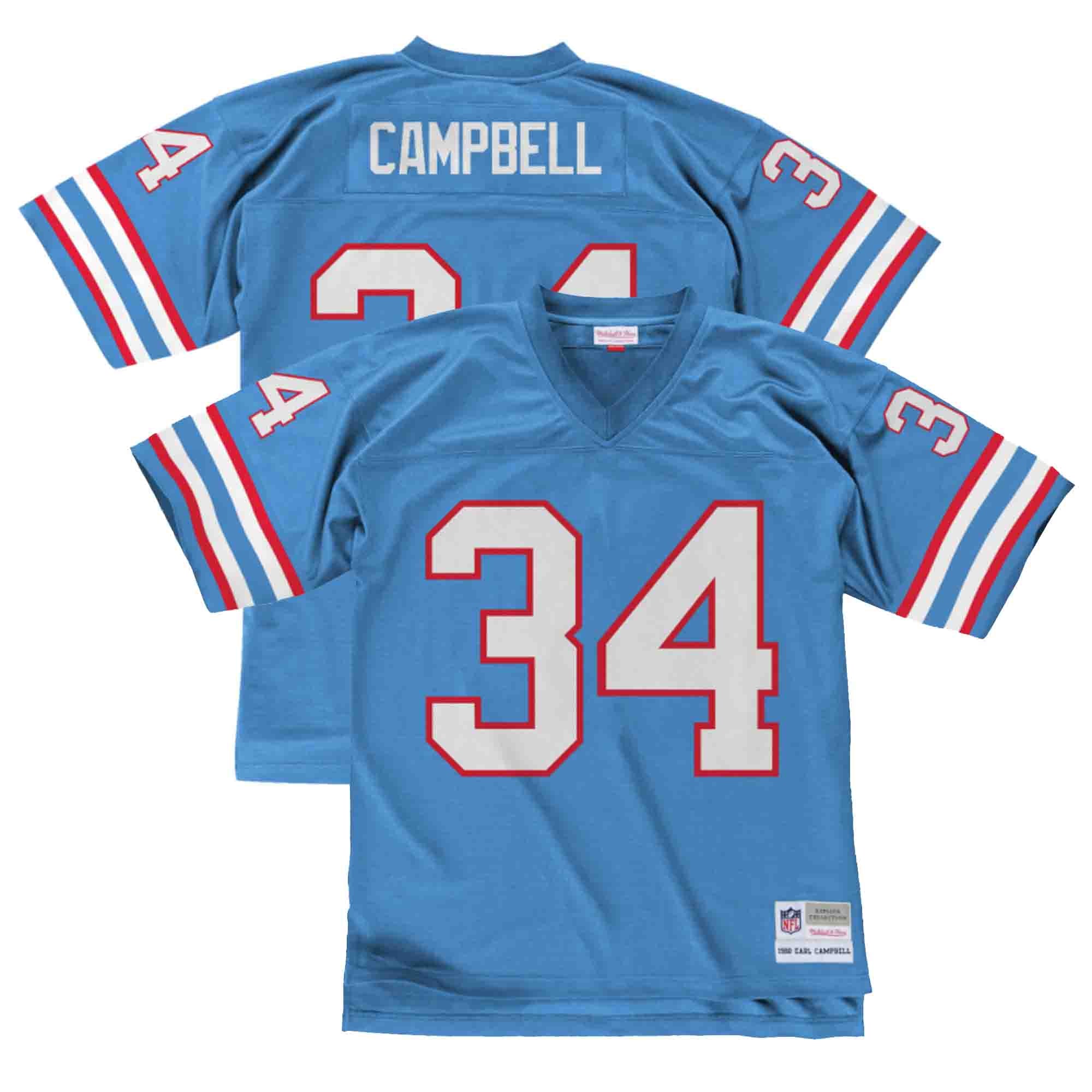 Legacy Jersey Houston Oilers 1980 Earl Campbell - Shop Mitchell