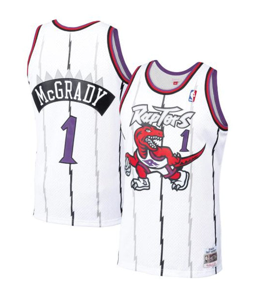 NBA Swingman Jersey Toronto Raptors 1998 Tracy McGrady #1 White