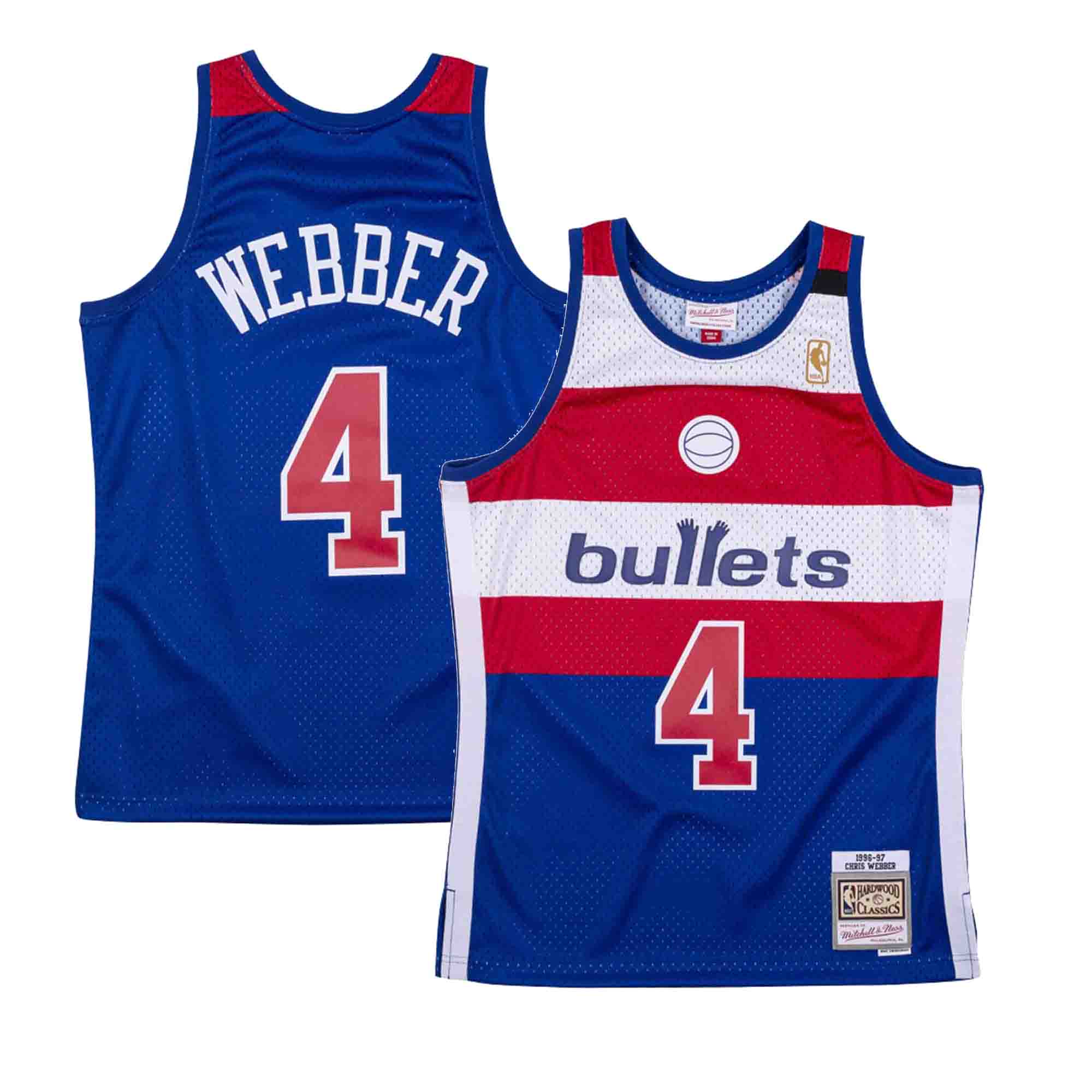 NBA Swingman Jersey Washington Bullets 1996-97 Chris Webber #4 –  Broskiclothing