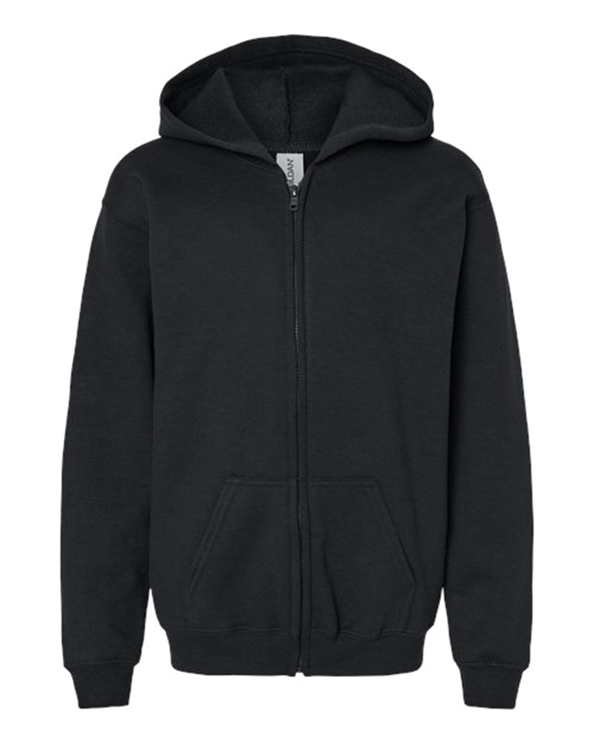 18600B Youth Heavy Blend™ Full-Zip Hooded Sweatshirt