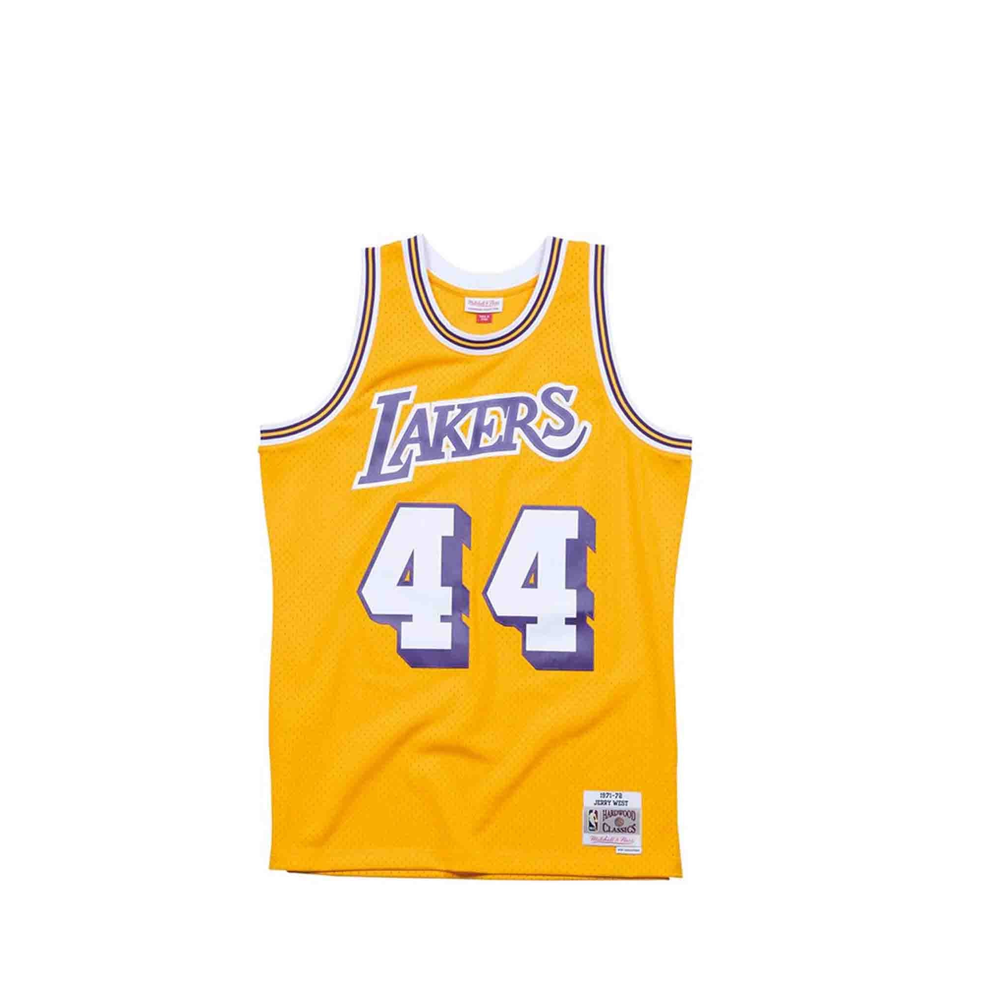 NBA Swingman Jersey Los Angeles Lakers 1971 72 Jerry West 44
