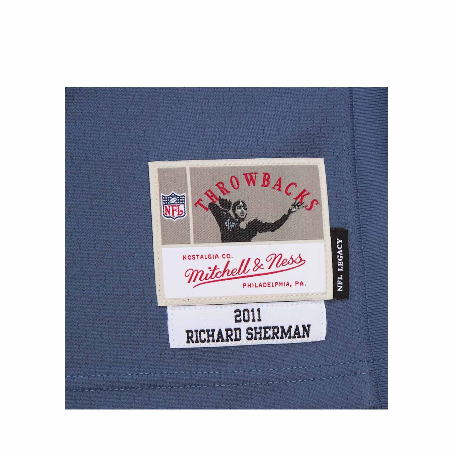 Men's Richard Sherman Blue Seattle Seahawks 2011 Legacy Jersey