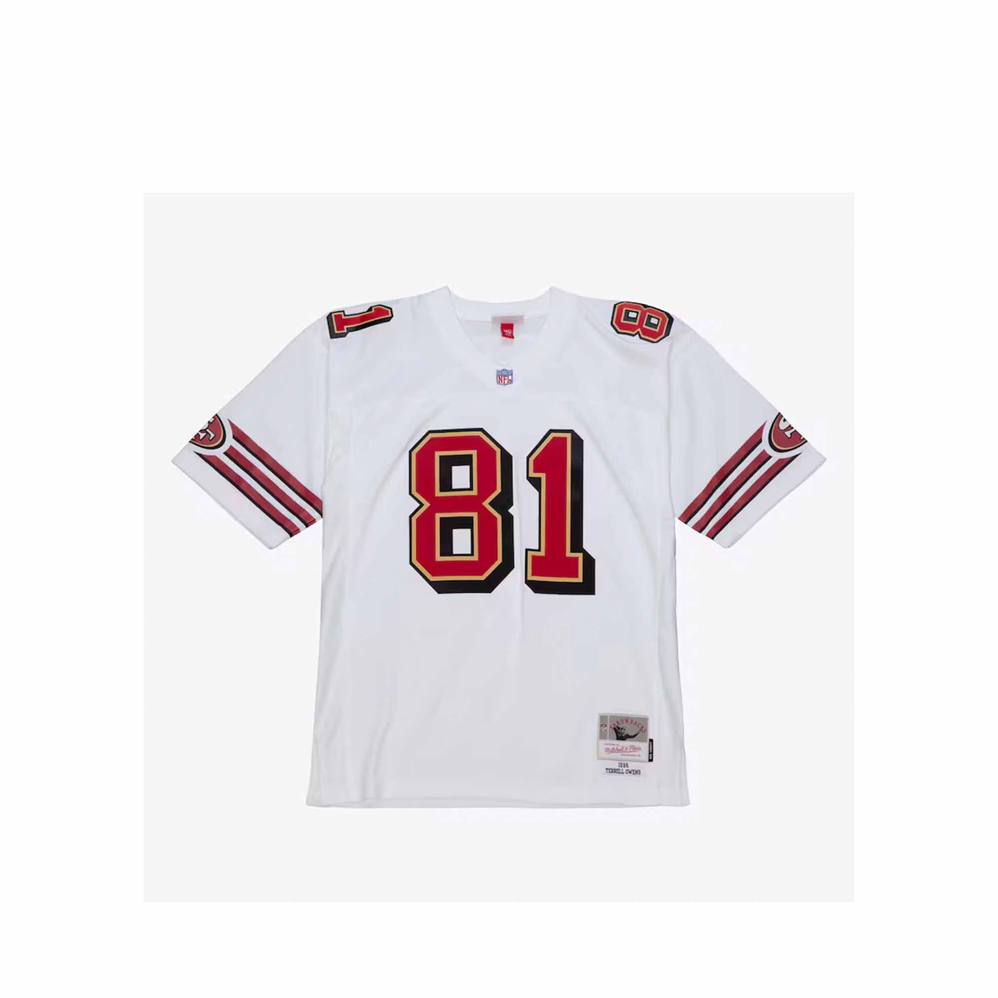 Men's Terrell Owens White San Francisco 49ers 1996 Legacy Jersey