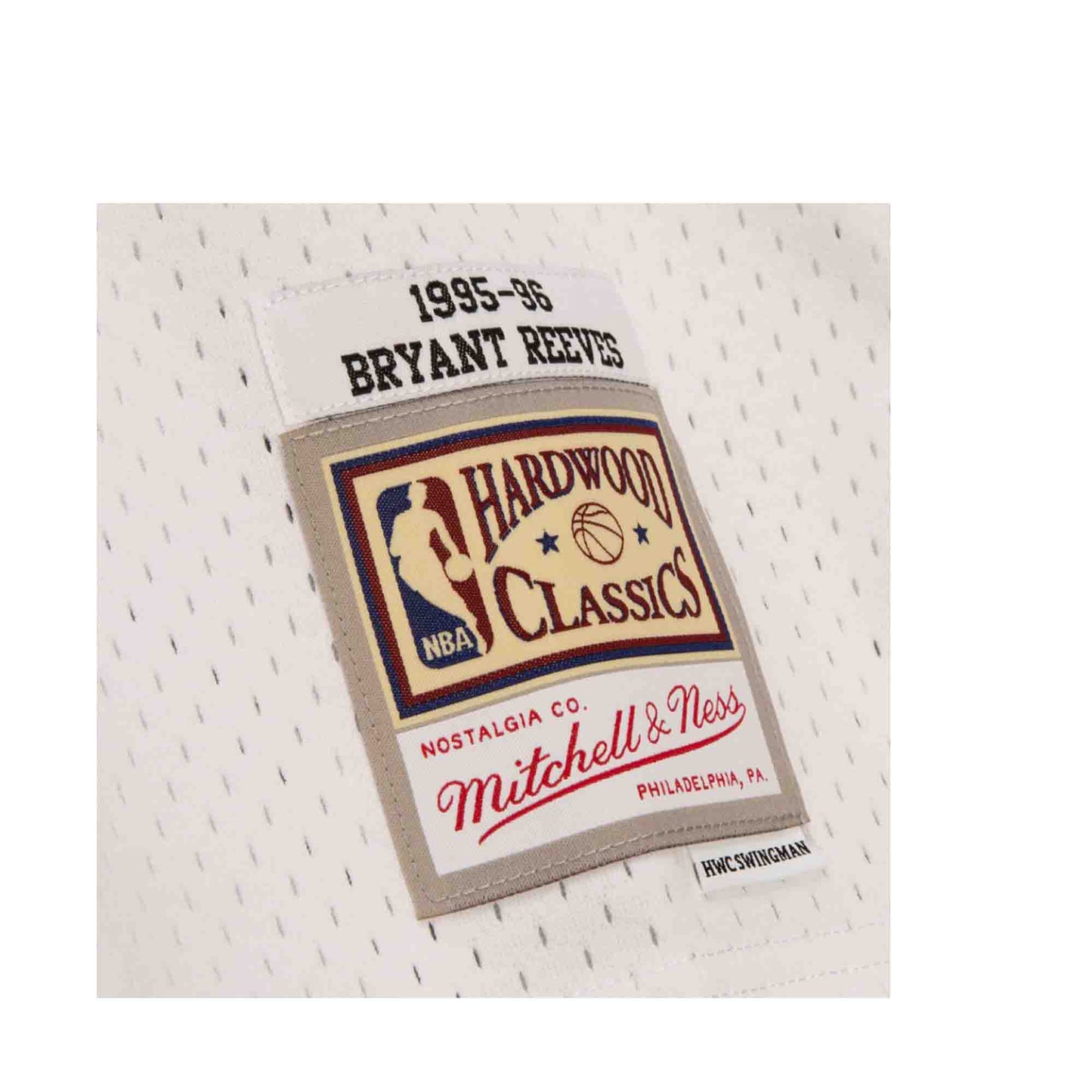 NBA Swingman Jersey Vancouver Grizzlies 1995-96 Bryant Reeves