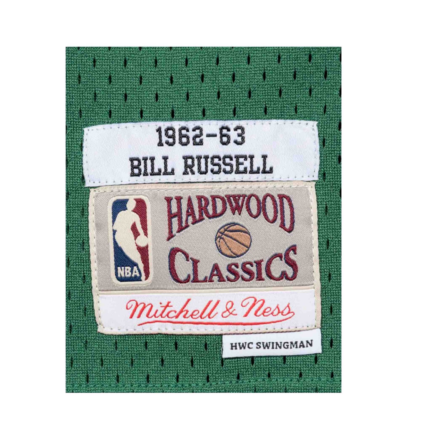 NBA Swingman Road Jersey Boston Celtics 1962-63 Bill Russell #6