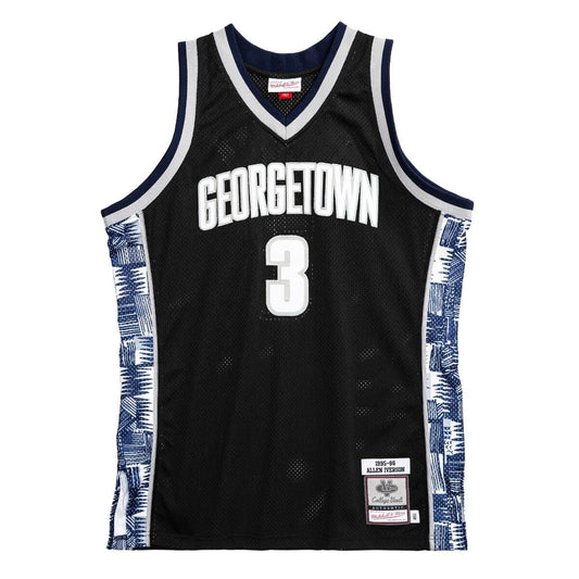 NBA Swingman Jersey Georgetown University 1995 Allen Iverson #3