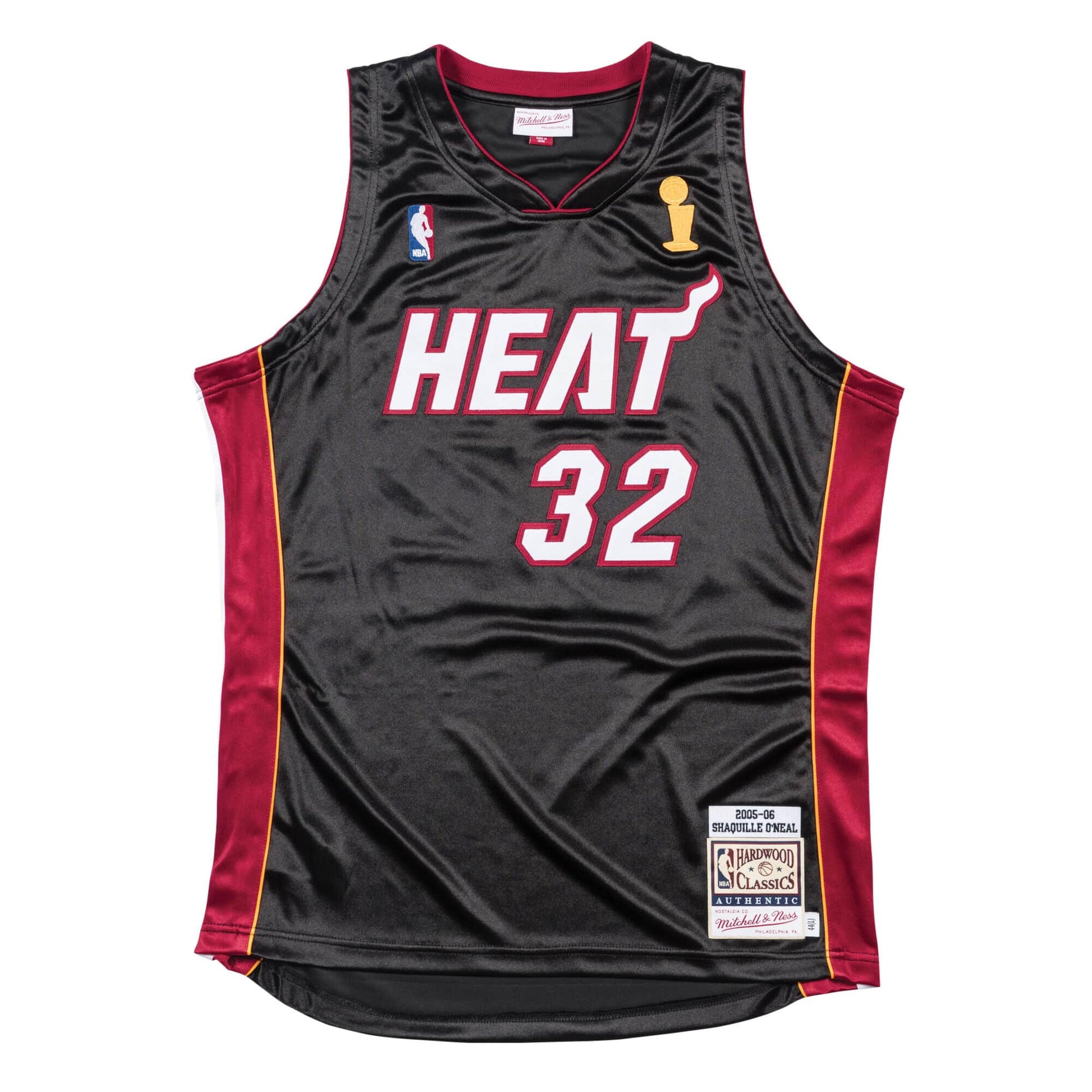 NBA Authentic Jersey Miami Heat Road Finals 2005-06 Shaquille O'Neal # –  Broskiclothing