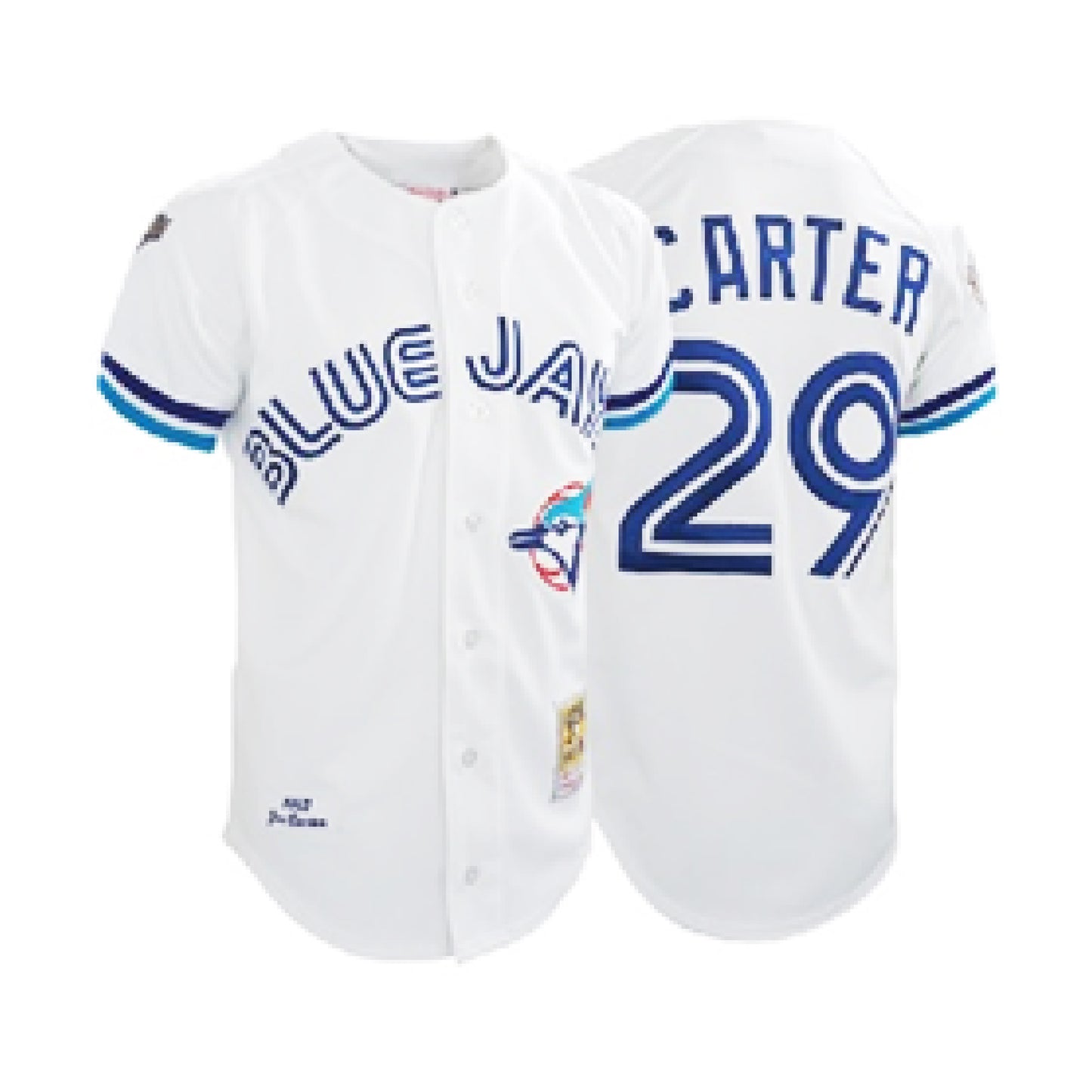 Authentic Jersey Toronto Blue Jays 1992 Joe Carter #29 - Broski Clothing