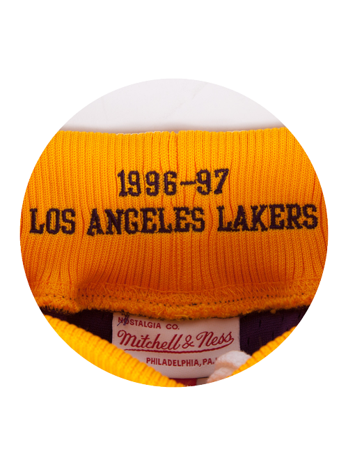 Authentic Shorts Los Angeles Lakers Home 1996-97 - Shop Mitchell