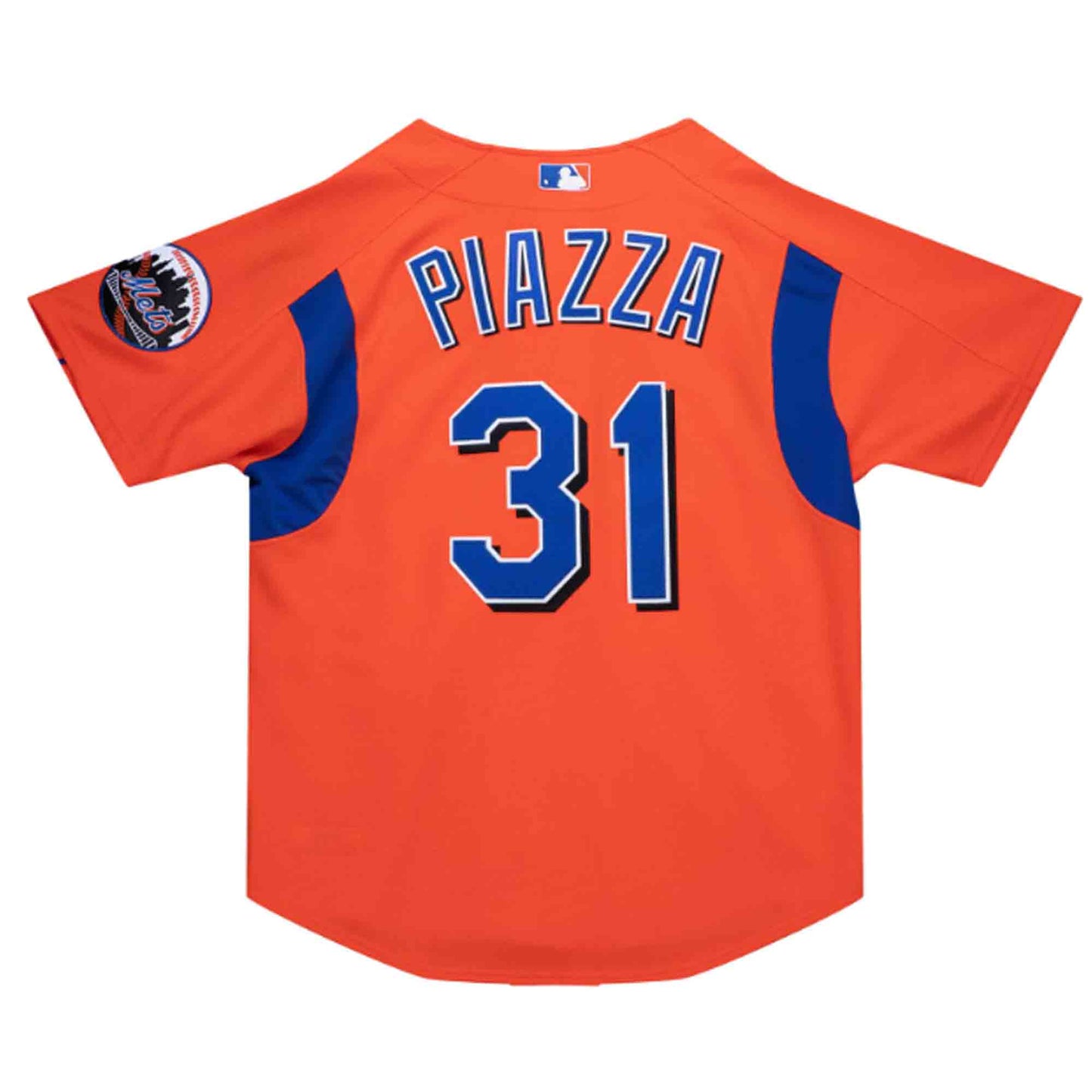 MLB Authentic BP Button Front Jersey New York Mets 2004 Mike Piazza #31