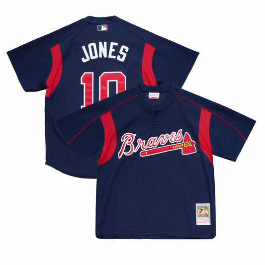 MLB Authentic BP Jersey Atlanta Braves 2003 Chipper Jones #10