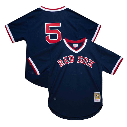 MLB Authentic BP Jersey Boston Red Sox 1997 Nomar Garciaparra #5