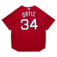 MLB Authentic BP Jersey Boston Red Sox 2004 David Ortiz #34
