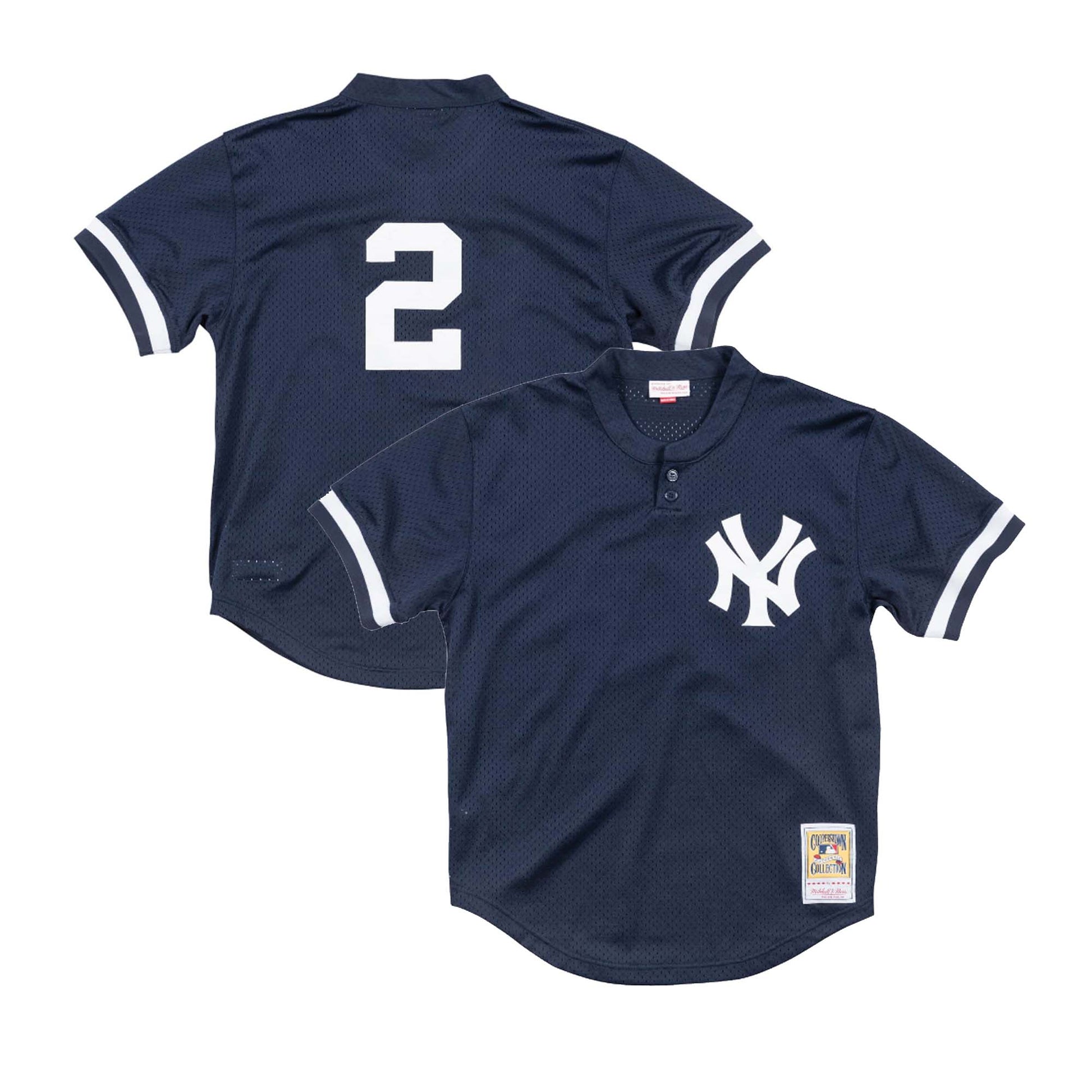 90s Derek Jeter New York Yankees No. 2 Baseball Jersey Vintage