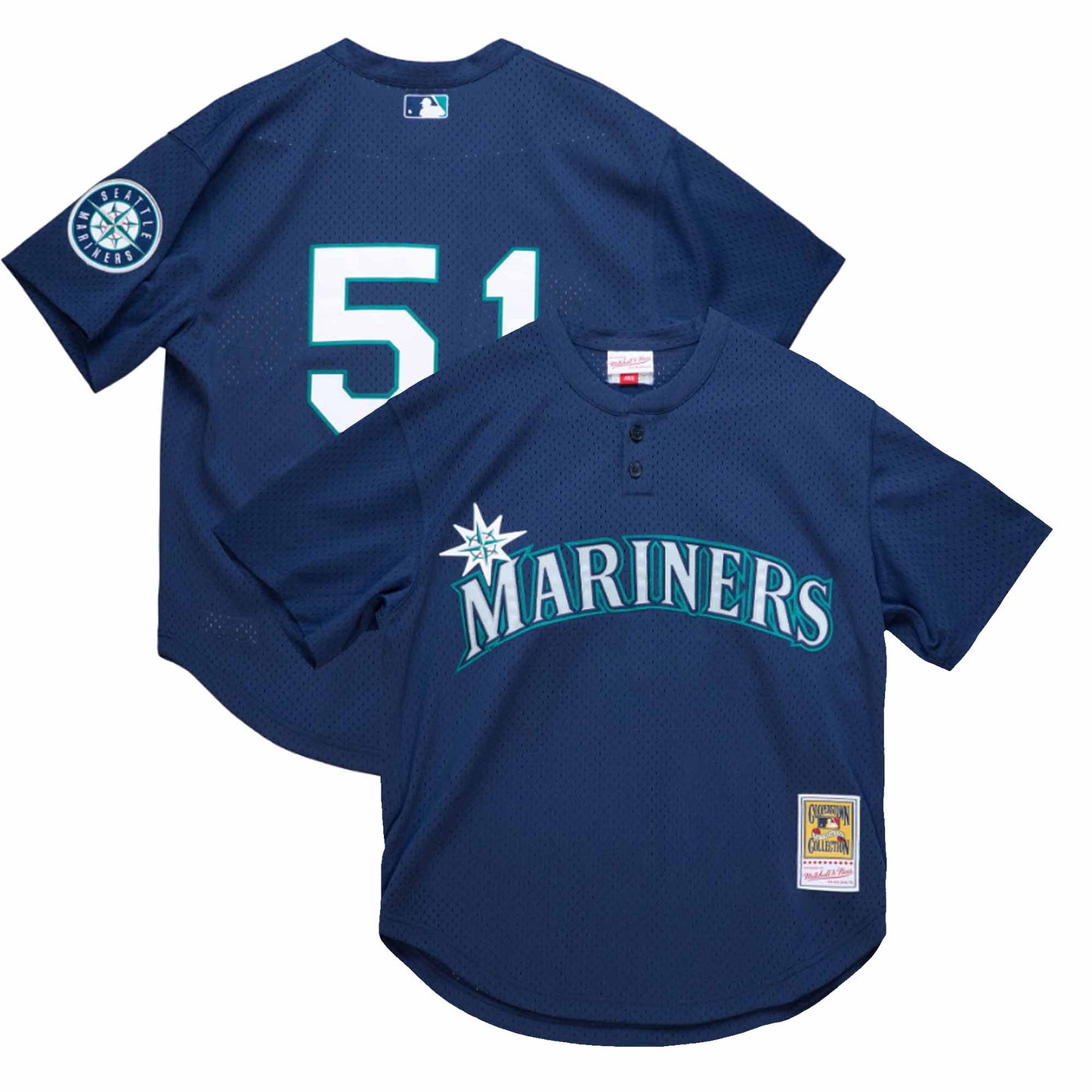 MLB Authentic BP Pullover Jersey Seattle Mariners 2002 Ichiro