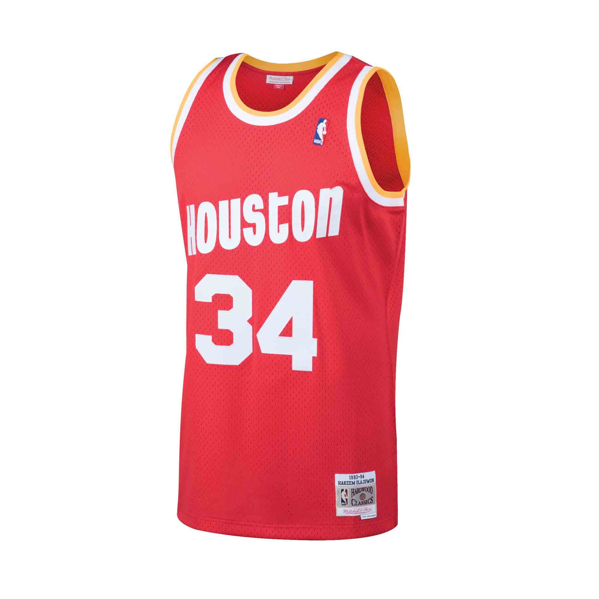 Houston Rockets NBA Hakeem Olajuwon Mitchell & Ness Jersey