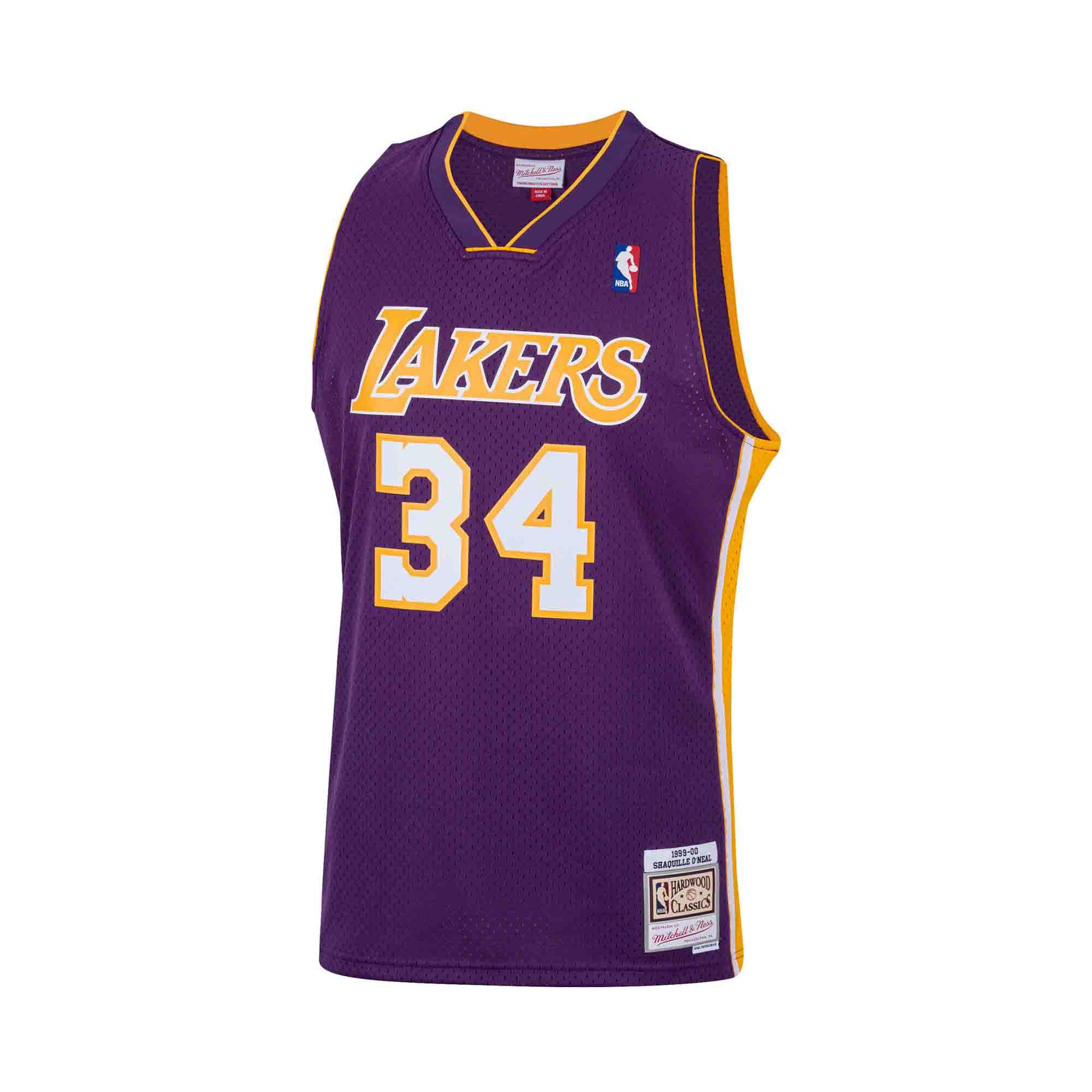 NBA Swingman Jersey Los Angeles Lakers 1999-2000 Shaquille O'Neal #34 –  Broskiclothing