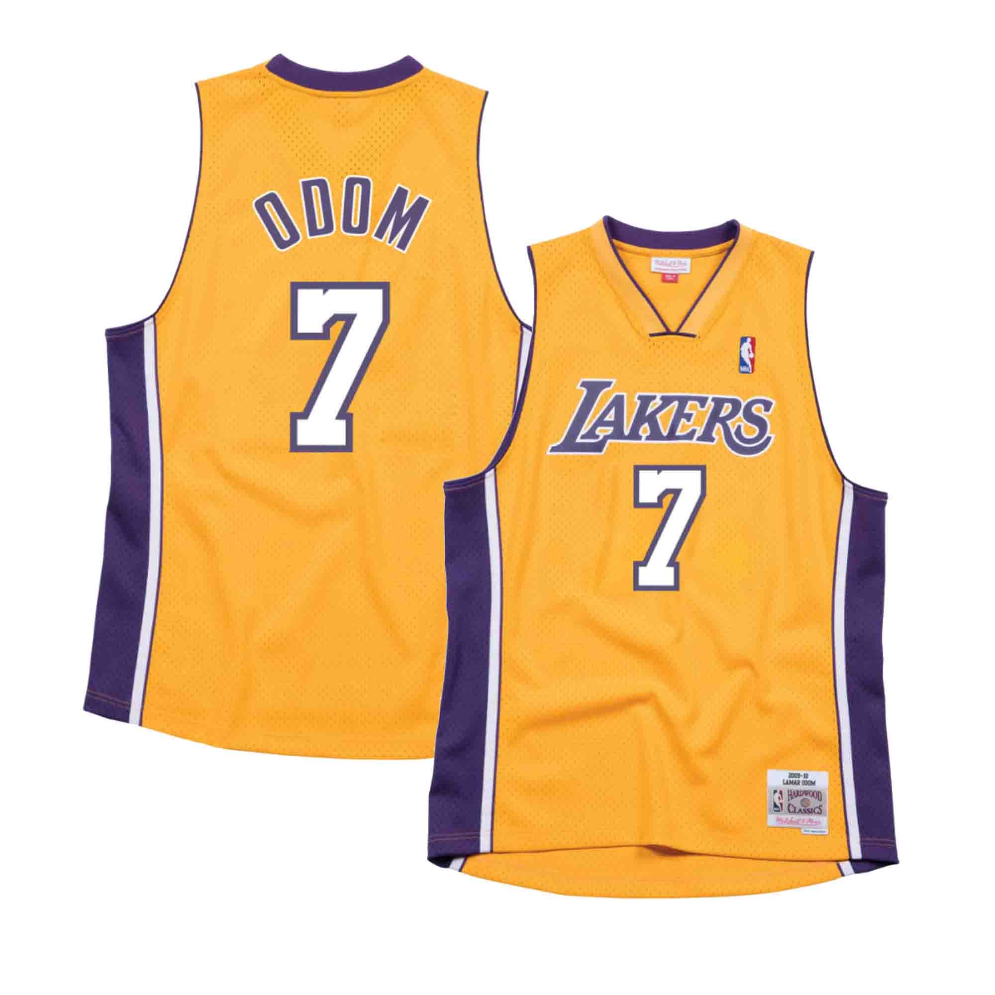 NBA Swingman Jersey Los Angeles Lakers 2009 10 Lamar Odom 7 Broskiclothing