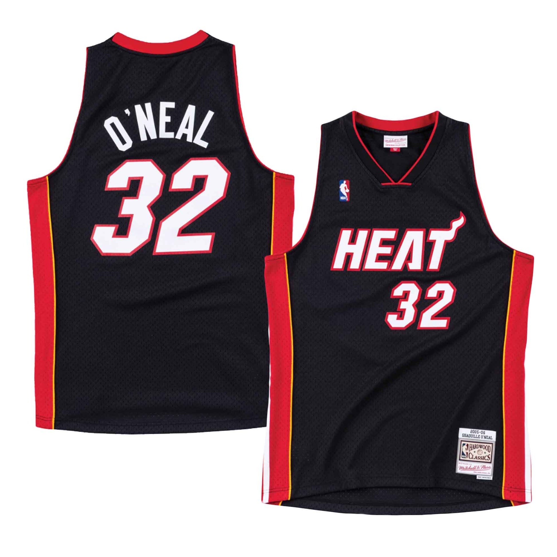 Shaquille O'Neal 32 Miami Heat 2005-06 Mitchell & Ness Swingman Jersey