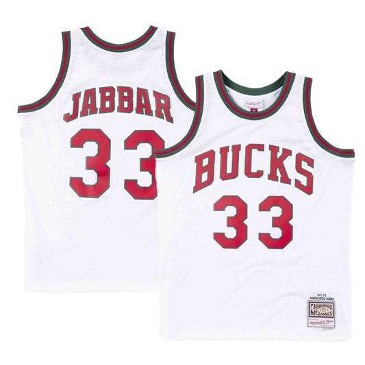 NBA Swingman Jersey Milwaukee Bucks 1971-72 Kareem Abdul-Jabbar #33