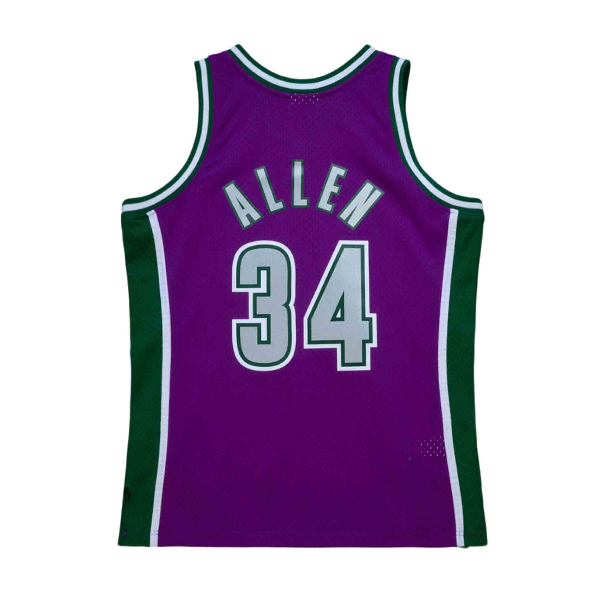 Mitchell & Ness NBA Swingman Jersey Milwaukee Bucks 2001-02 Ray Allen #34  Purple