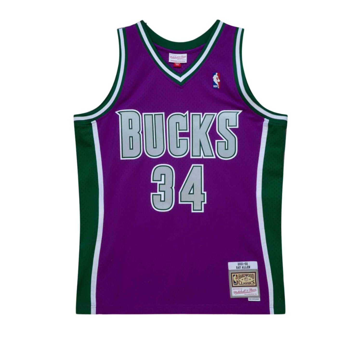 NBA Swingman Jersey Milwaukee Bucks 2001-02 Ray Allen #34