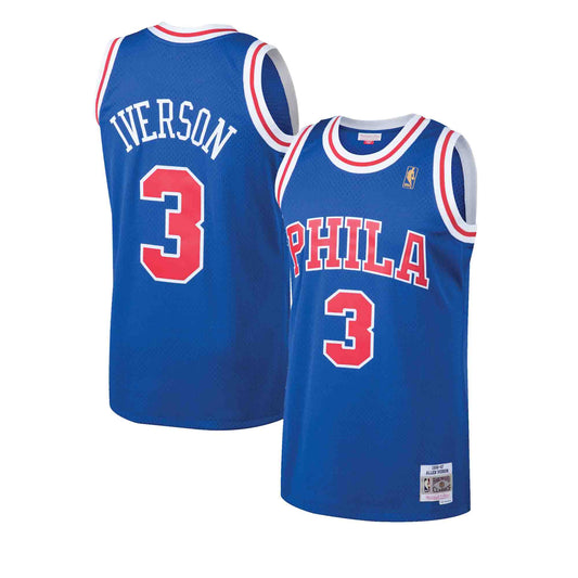 NBA Swingman Jersey Philadelphia 76ers Alternate 1996-97 Allen Iverson #3