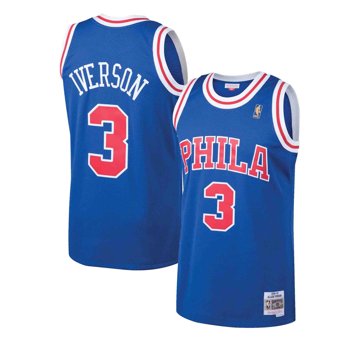 Allen Iverson 3 Philadelphia 76ers Mitchell & Ness HWC T-Shirt