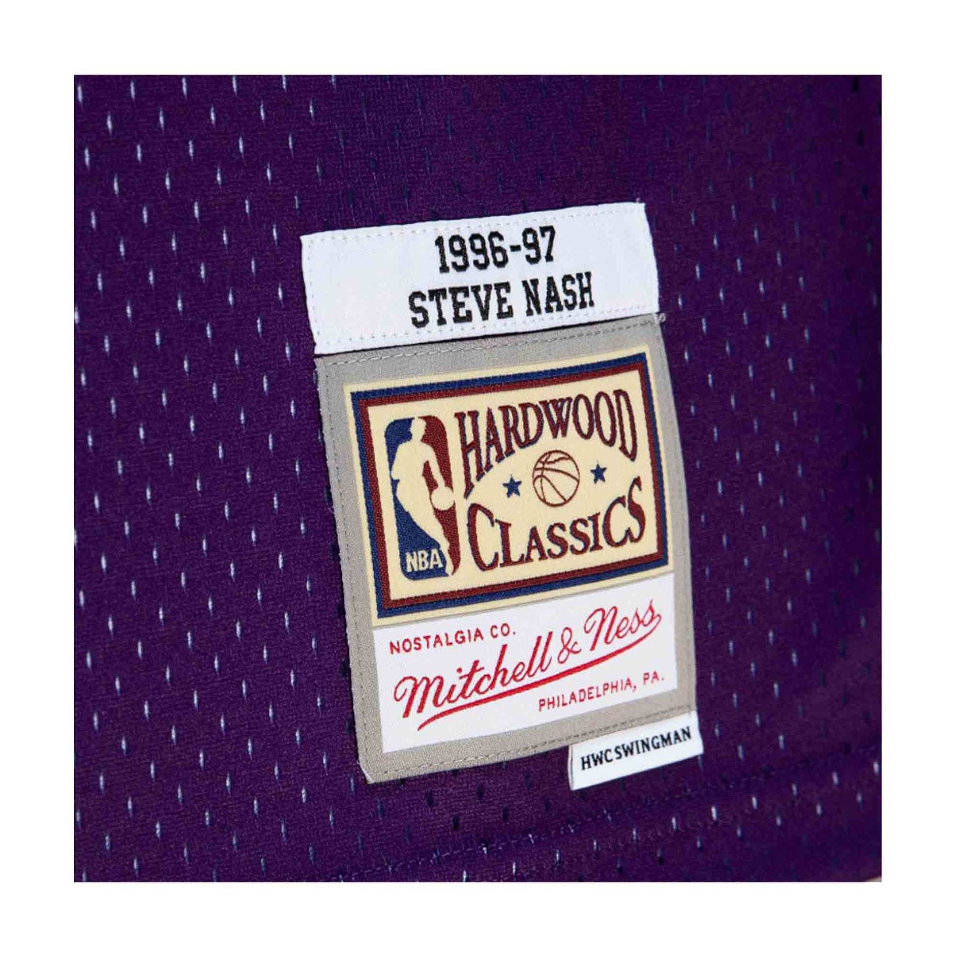 Mitchell & Ness Men's 1996 Phoenix Suns Steve Nash #13 Purple Hardwood  Classics Swingman Jersey
