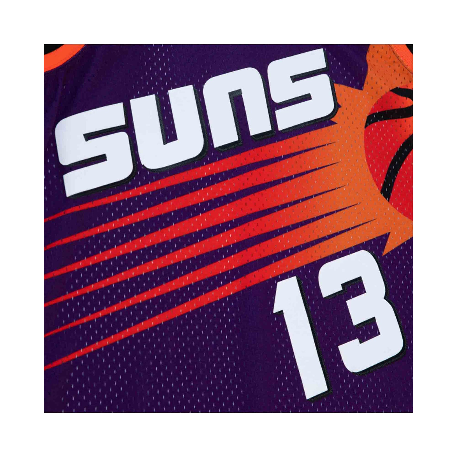 Men's Mitchell & Ness Steve Nash White Phoenix Suns 1996-97