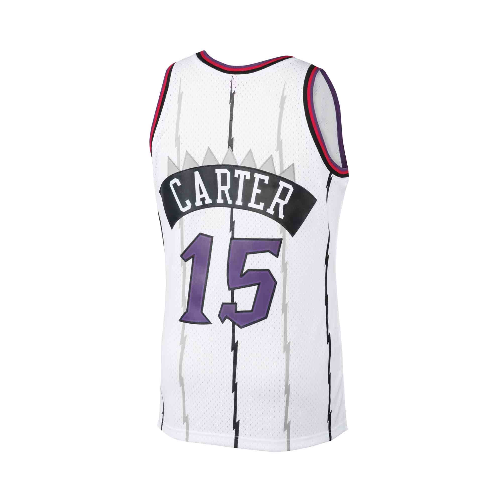 NBA Swingman Jersey Toronto Raptors Home 1998 99 Vince Carter 15 White