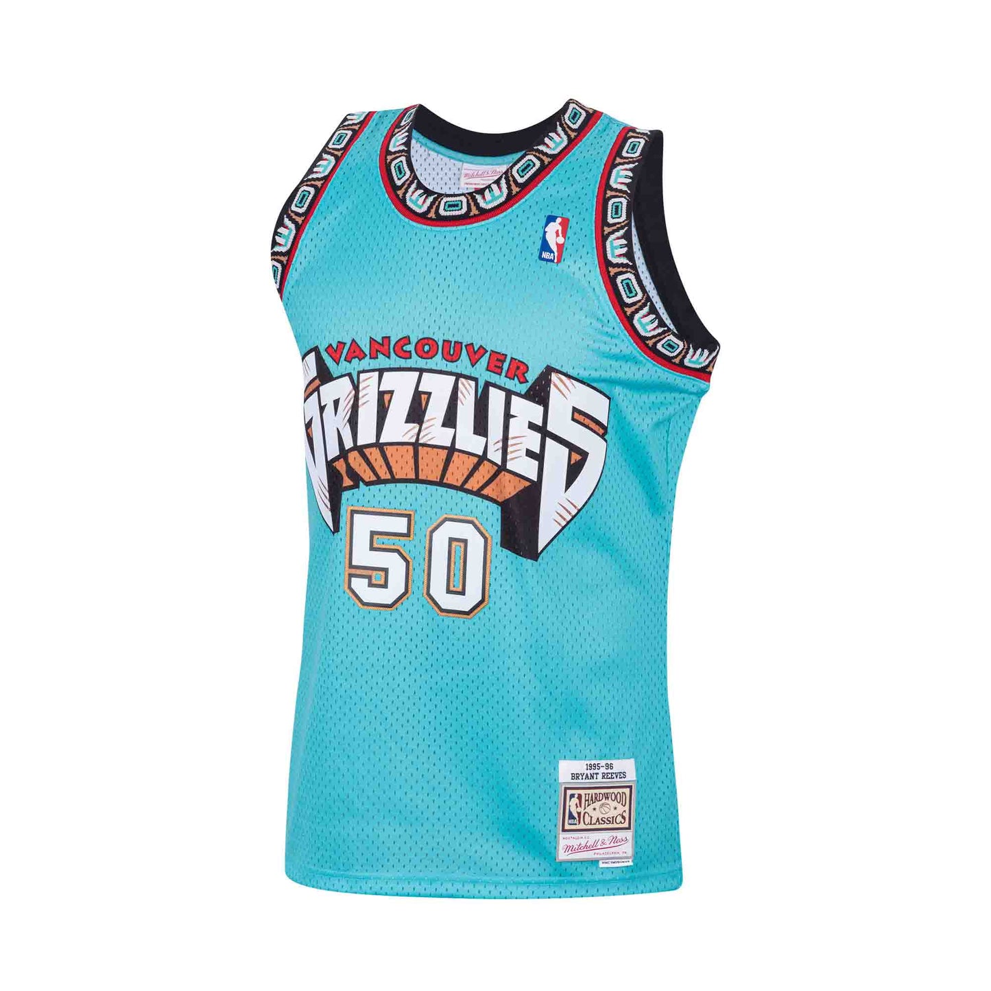 Vancouver Grizzlies Bryant Reeves Mitchell & Ness 1995-96 HWC