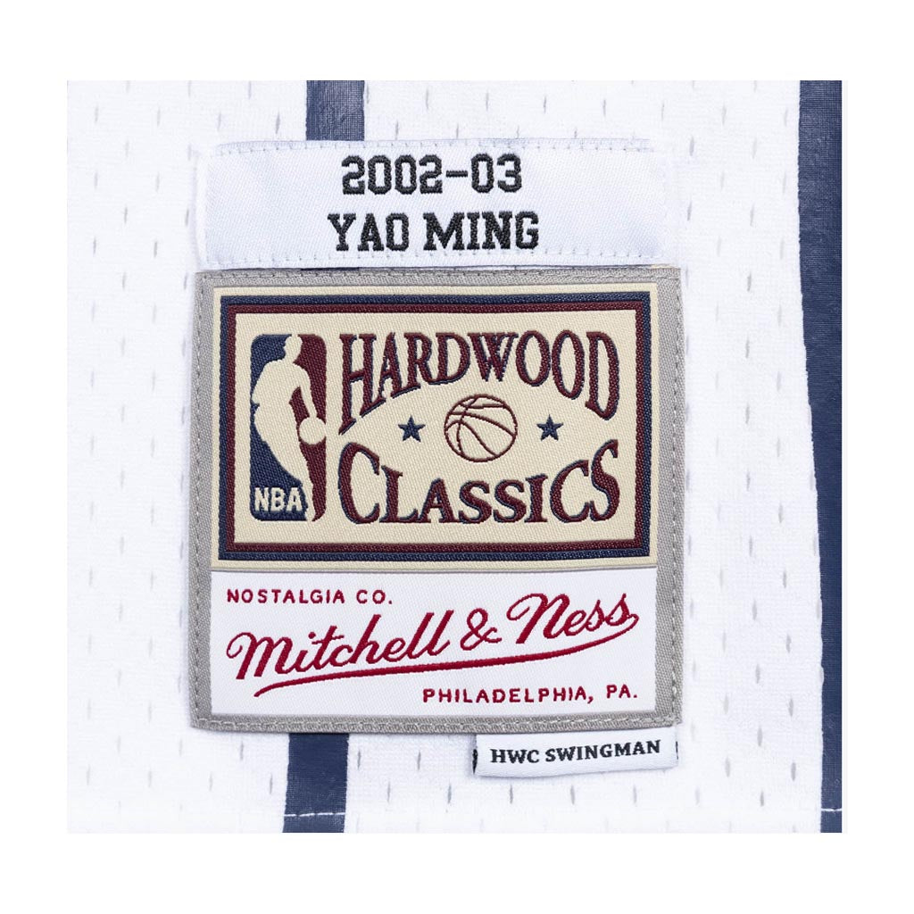 Men's Houston Rockets Yao Ming Mitchell & Ness Red Hardwood Classics  Swingman Jersey