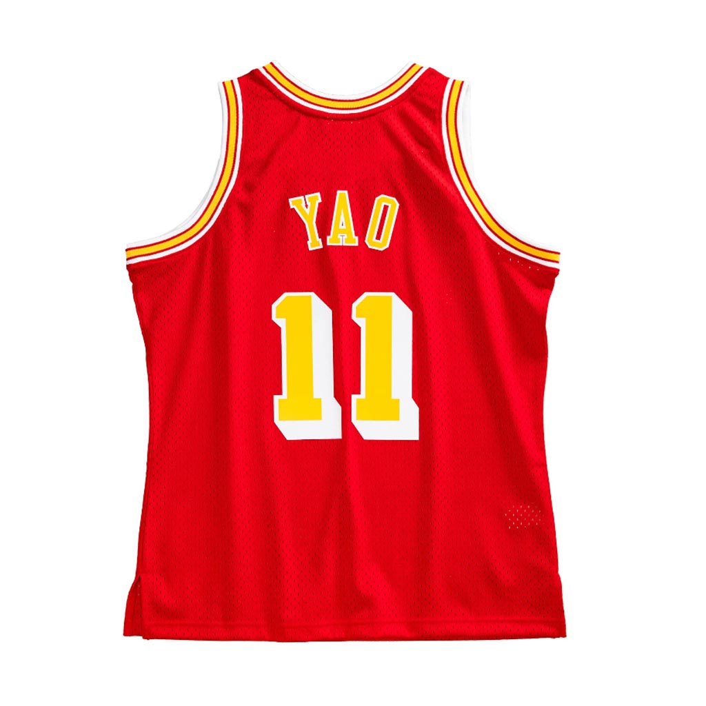 Mitchell & Ness Mens Houston Rockets Yao Ming Swingman Jersey XL