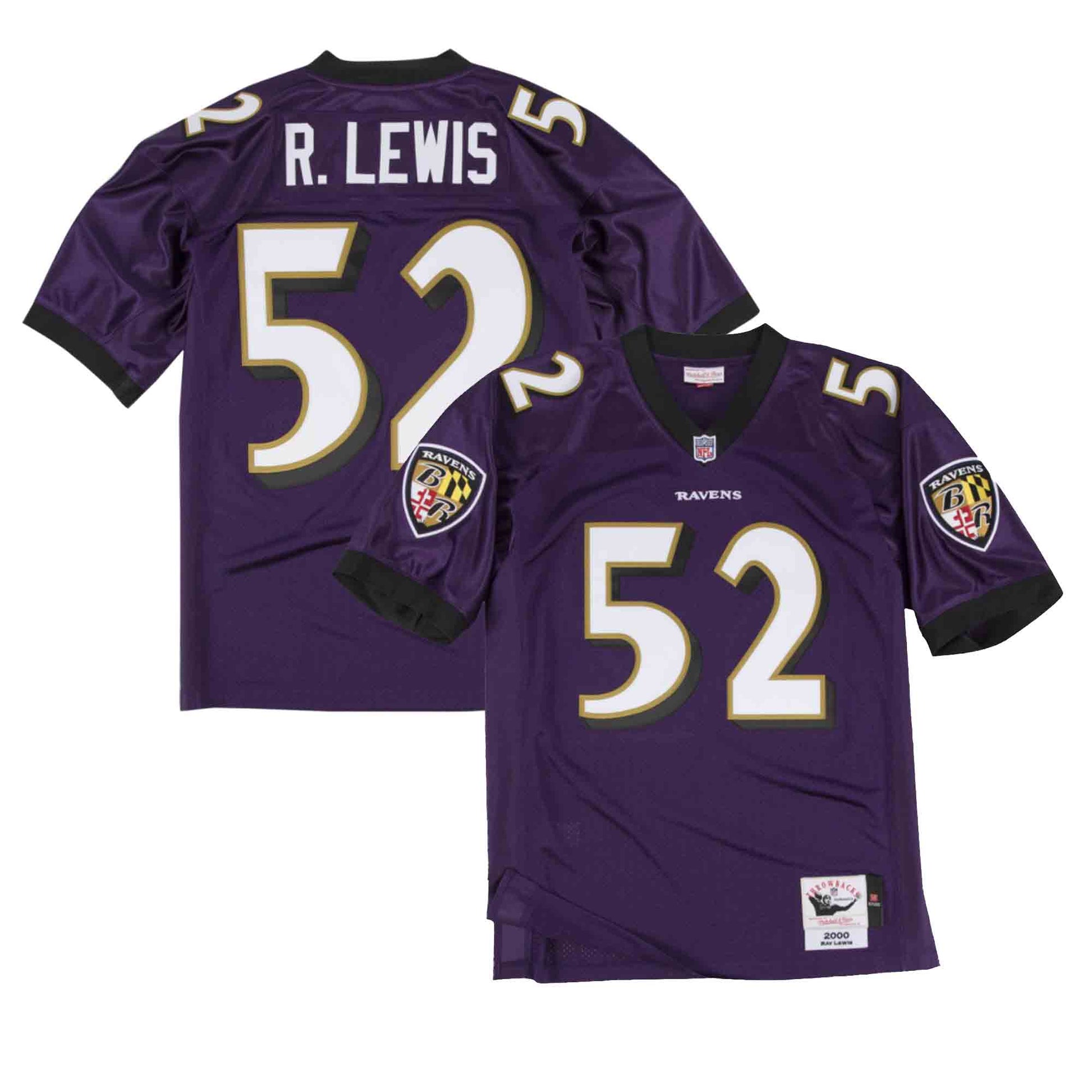 Mitchell & Ness Ray Lewis Baltimore Ravens Men's Black NFL Legacy