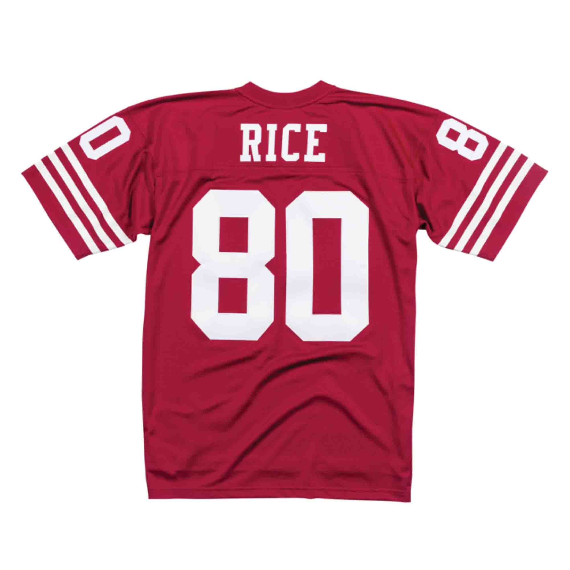 NFL Legacy Jersey San Francisco 49ers 1990 Jerry Rice 80 Broskiclothing