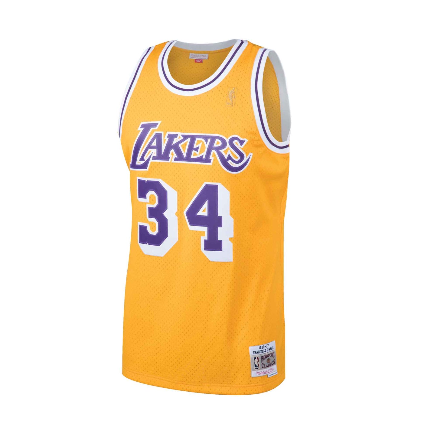 NBA Swingman Jersey Los Angeles Lakers Home 1996-97 Shaquille O'Neal #34