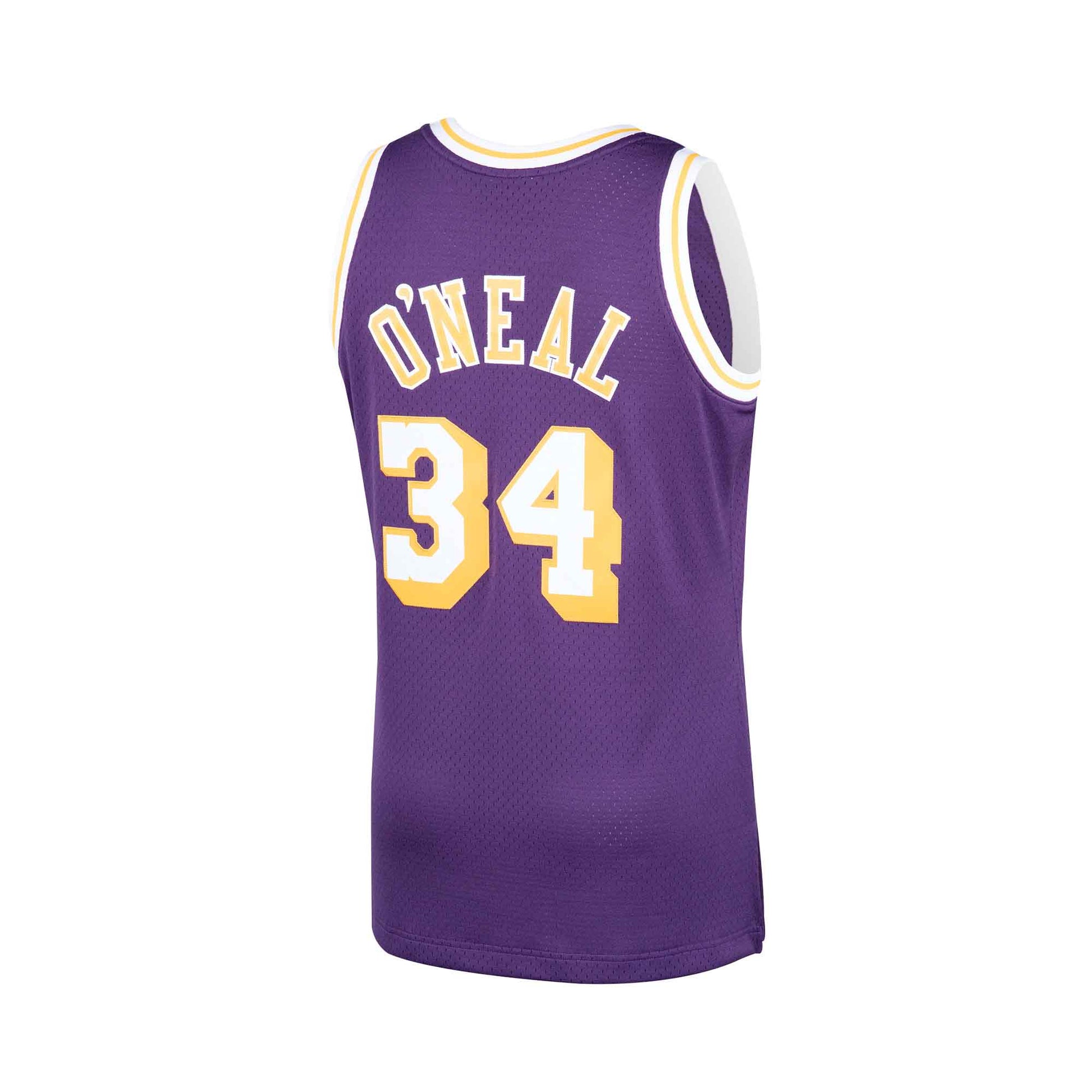 NBA Swingman Jersey Los Angeles Lakers Shaquille O'Neal #34 Purple –  Broskiclothing