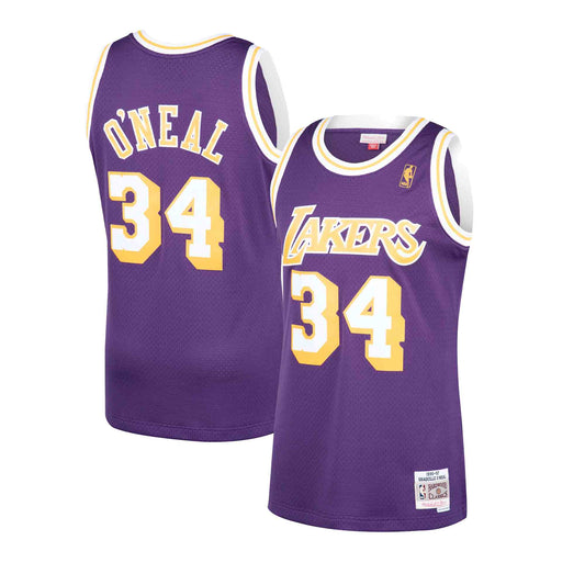 NBA Swingman Jersey Los Angeles Lakers Shaquille O'Neal #34 Purple