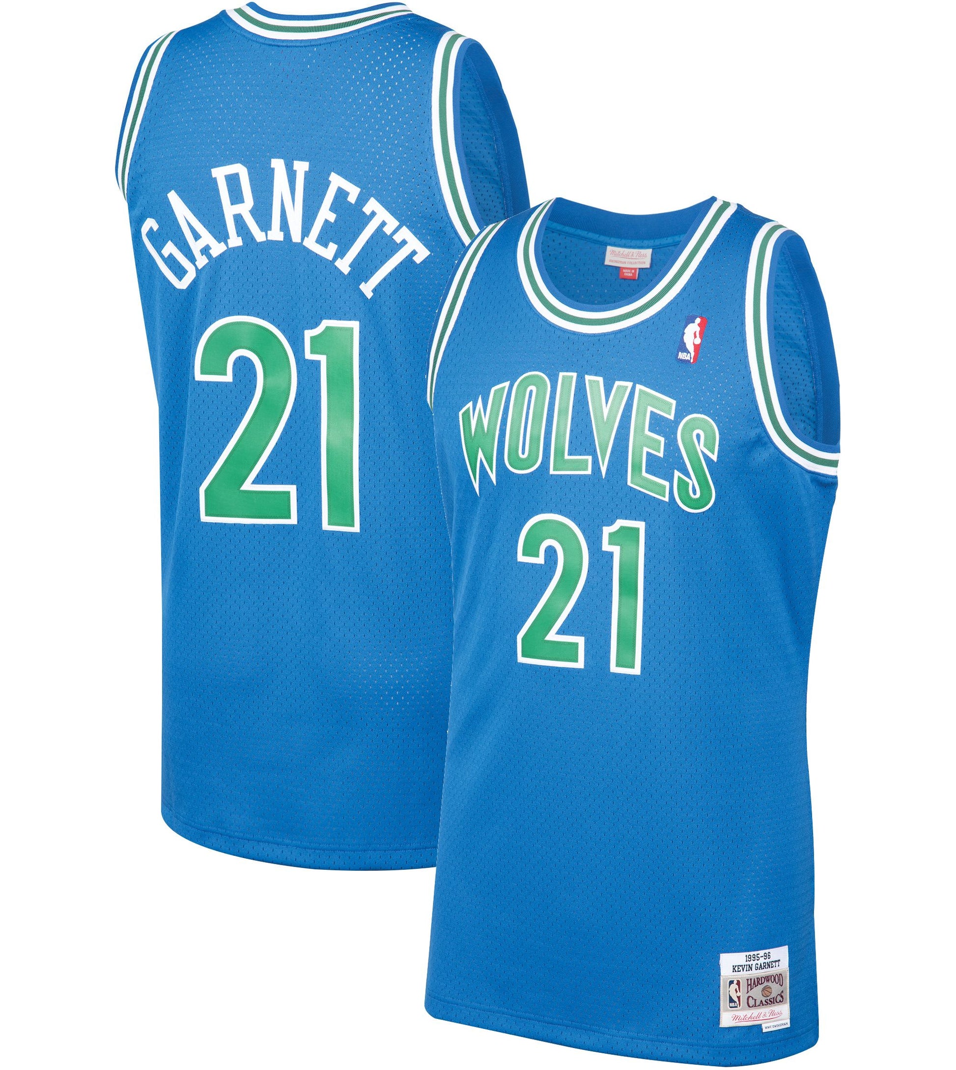 Mitchell&Ness】Men's New Original Timberwolves #21 Kevin Garnett